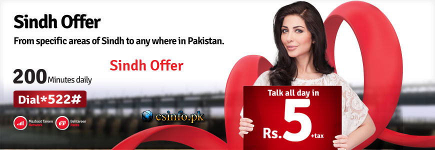 Mobilink Jazz Sindh offer