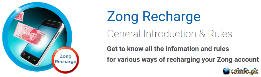 Zong Recharge - Rules Of Recharge Amount, Validity, Tax ...