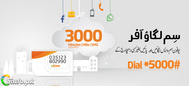 Ufone Sim Lagao Offer 2018