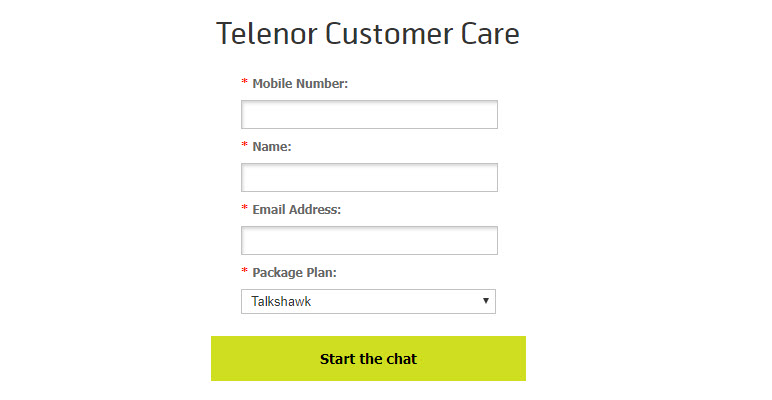 Helpline Number Of Telenor