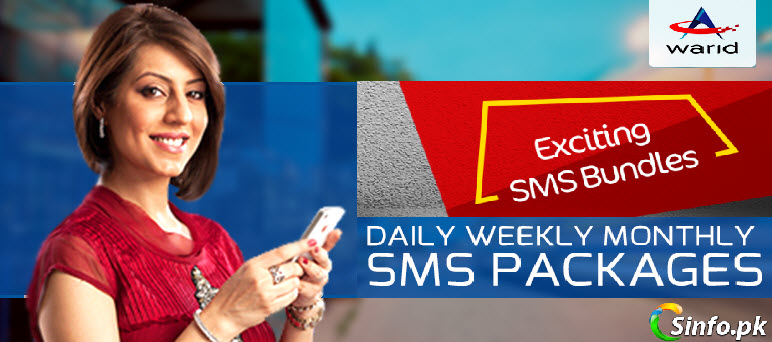 Warid SMS Packages-Daily, Weekly, Monthly SMS Packages warid