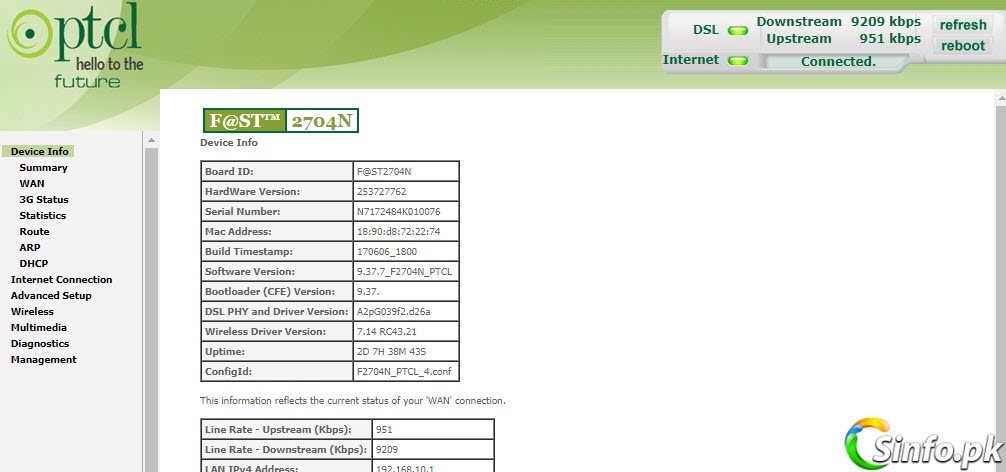 download speed test ptcl