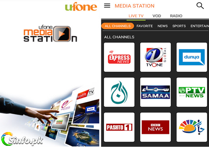 Ufone Tv App - ufone media station