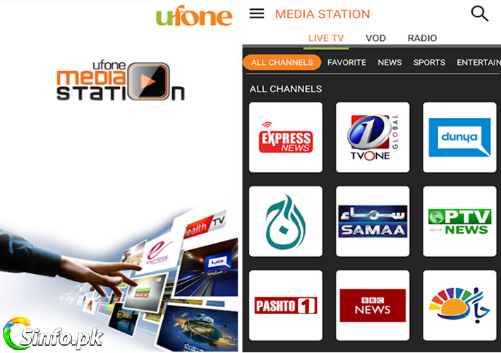 Ufone Tv App - ufone media station
