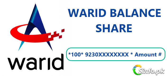 Jazz Warid Balance Share Code 2018 - How To Share Warid Balance