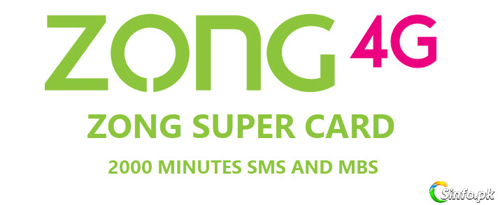 Zong Super Card Offer - Zong All In One