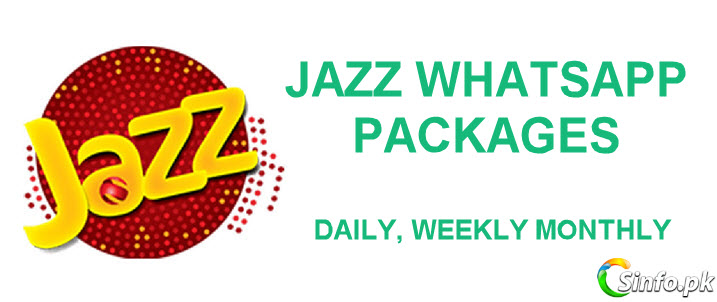 Jazz whatsapp packages - Free Daily Weekly Monthly