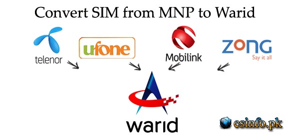 Convert your sim to warid