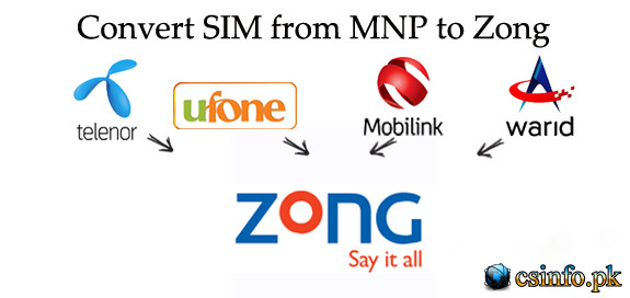 Convert your sim to zong