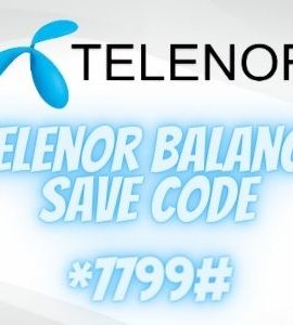 Telenor Balance Save code