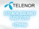 Telenor Balance Save code