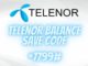 Telenor Balance Save code