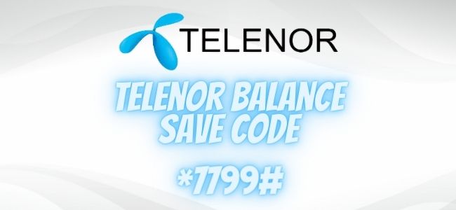 Telenor Balance Save code