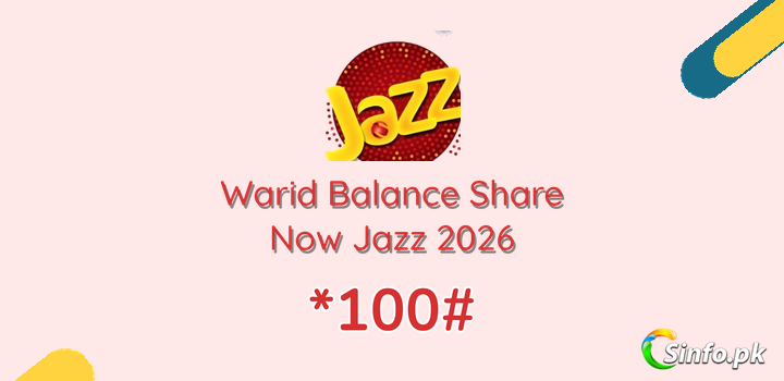 Warid Balance Share Code 2026 Now Jazz