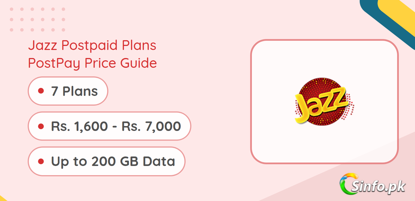 Jazz postpaid plans 2026: PostPay prices and details