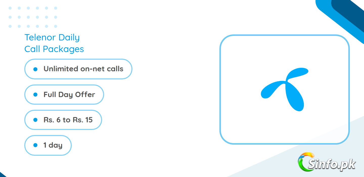 Telenor daily call packages list