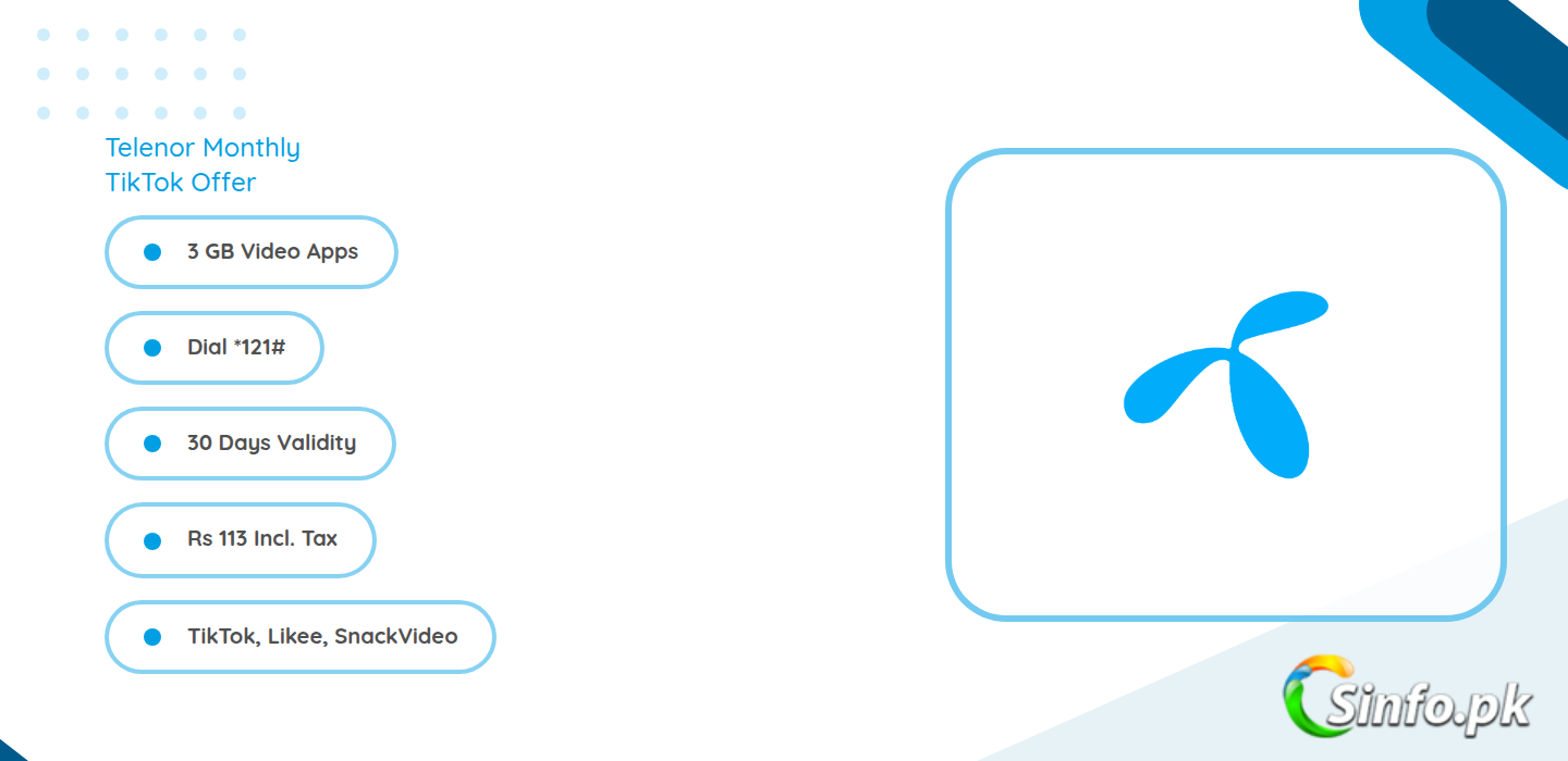 Telenor Monthly TikTok Offer