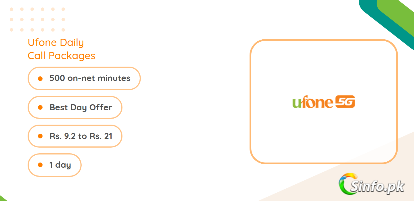 Ufone daily call packages list