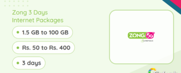 Zong 3 Days Internet Packages