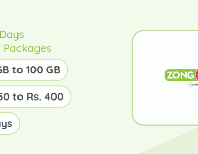 Zong 3 Days Internet Packages