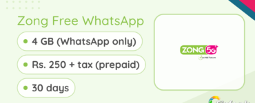 Zong Free WhatsApp
