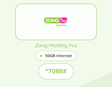 Zong Monthly Pro 2026: *7088# Price, 50GB Data and Full Details