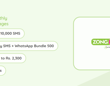Zong Monthly SMS Packages